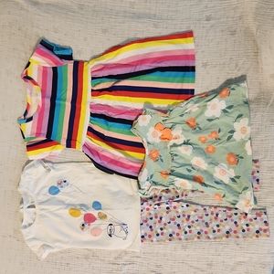 3 pack of 3T girl's clothes Carter's and Wonder Nation